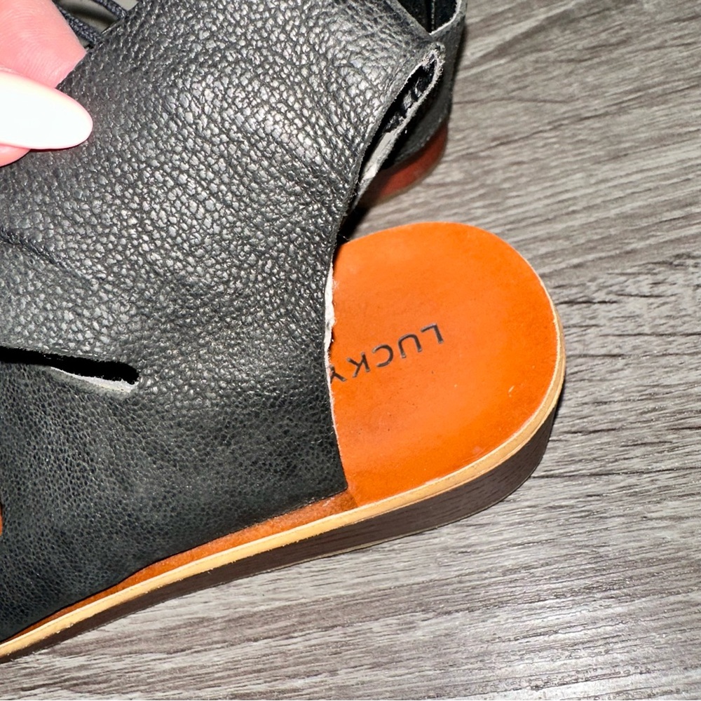 Lucky Brand Hipsta Black Sandals‎ - Picture 5 of 8